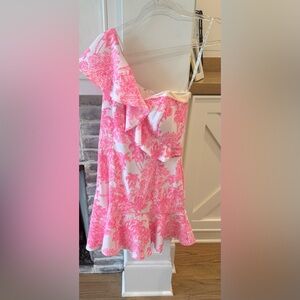 Lilly Pulitzer Pink and White Dress